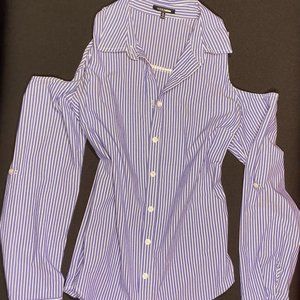 Fashion Nova Long Sleeve Button Down Blouse